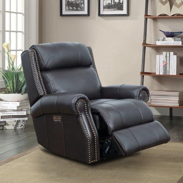 Barcalounger Blair 9PH 3354 5700 87 Blair Powered Recliner With Adjustable Headrest Shoreham Fudge Z R Furniture Recliners